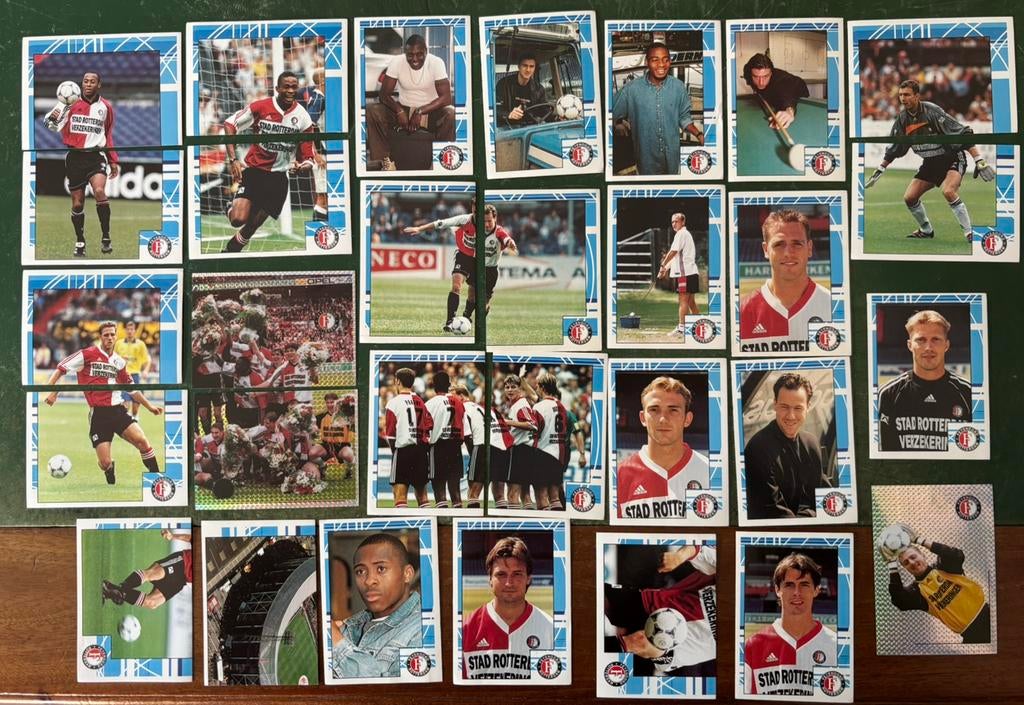 30 panini plaatjes Feyenoord 2000, Ophalen of Verzenden, Zo goed als nieuw, Feyenoord, Poster, Plaatje of Sticker