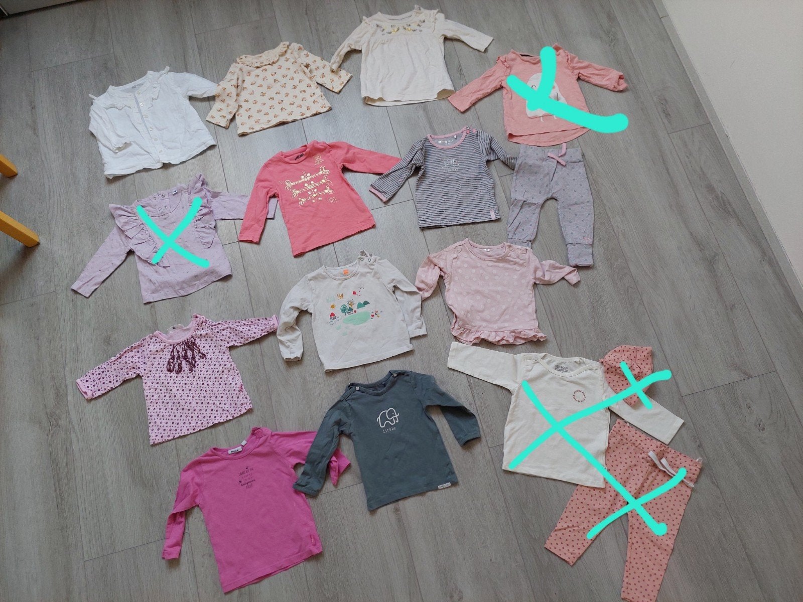 Longsleeves maat 68 meisje shirts longsleeve shirt, Ophalen of Verzenden, Zo goed als nieuw, Meisje, Shirtje of Longsleeve
