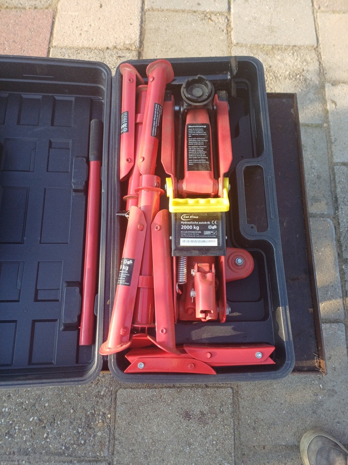 Autokrik 2000kg, Ophalen of Verzenden, Zo goed als nieuw, Hydraulisch, Garagekrik
