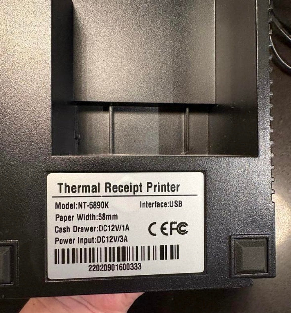 Thermische bonprinter NT-5890K USB - Zo goed als nieuw, Zwart-en-wit printen, Printer, Ophalen of Verzenden, Zo goed als nieuw