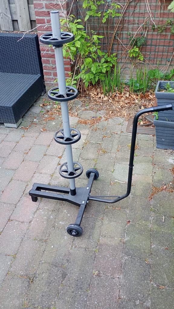 Verrijdbare Velgenboom voor Winterbanden - Handig en Compact, Ophalen