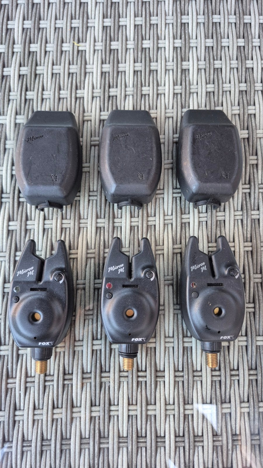 Fox Micron M beetmelders set (3 stuks), Ophalen of Verzenden, Gebruikt, Overige typen