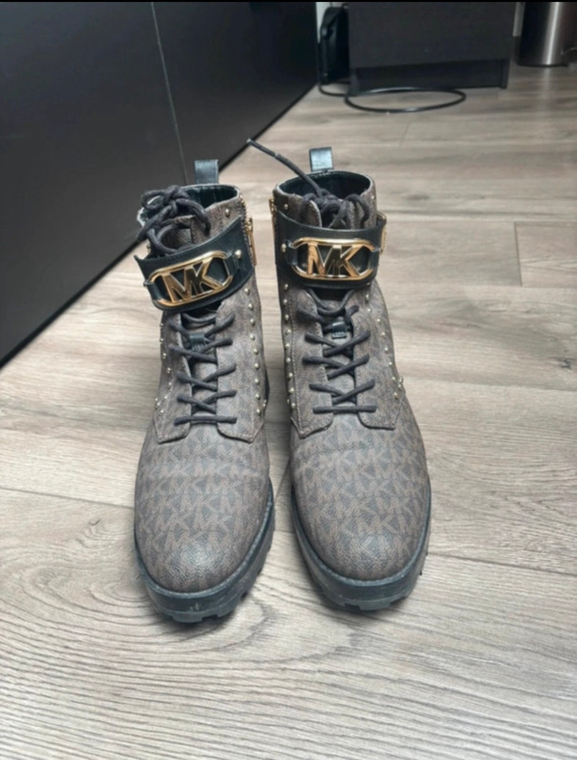 Michael Kors laarzen, Kleding | Dames, Schoenen, Ophalen of Verzenden, Zo goed als nieuw, Zwart