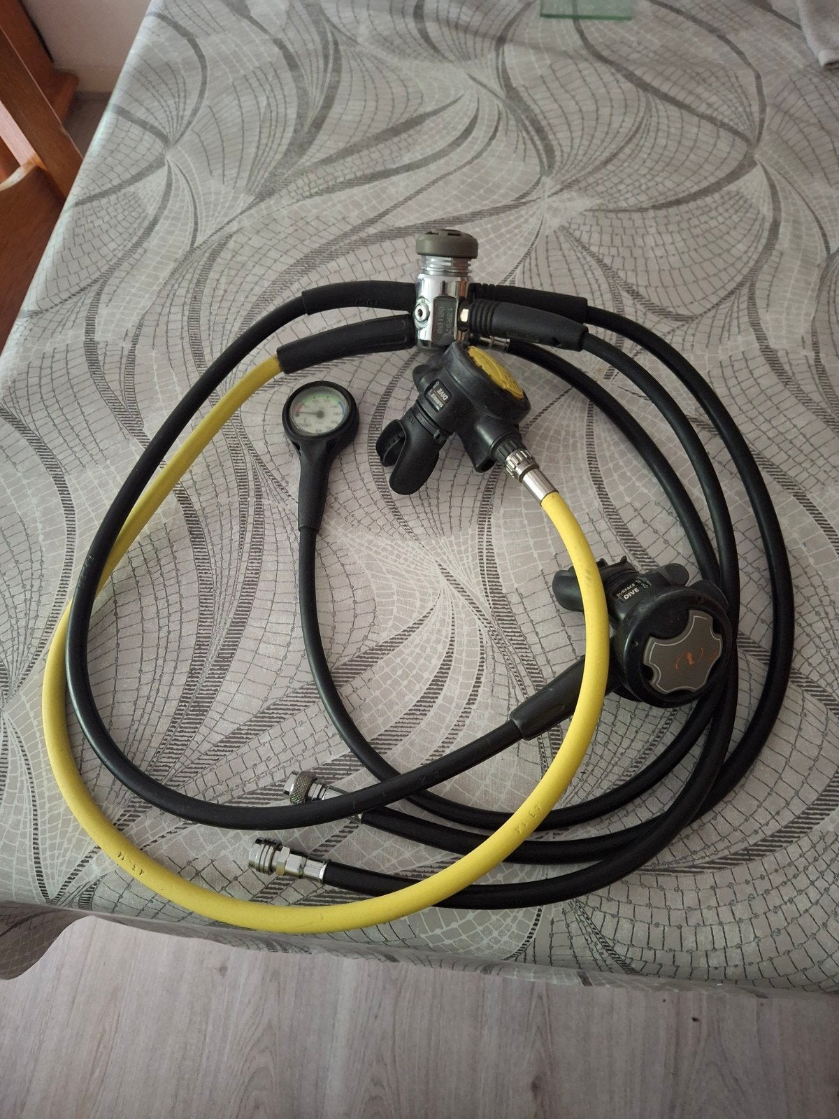 TUSA ademautomaten set met Manometer., Watersport en Boten, Duiken, Ophalen of Verzenden, Gebruikt, Overige typen