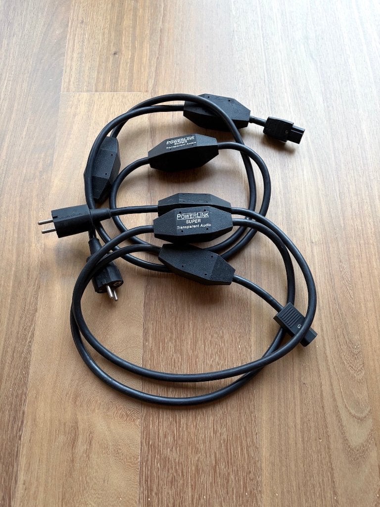 Transparent Audio Powerlink Super Power Cord, Audio, Tv en Foto, Ophalen of Verzenden, Zo goed als nieuw, 2 tot 5 meter, Overige kabels