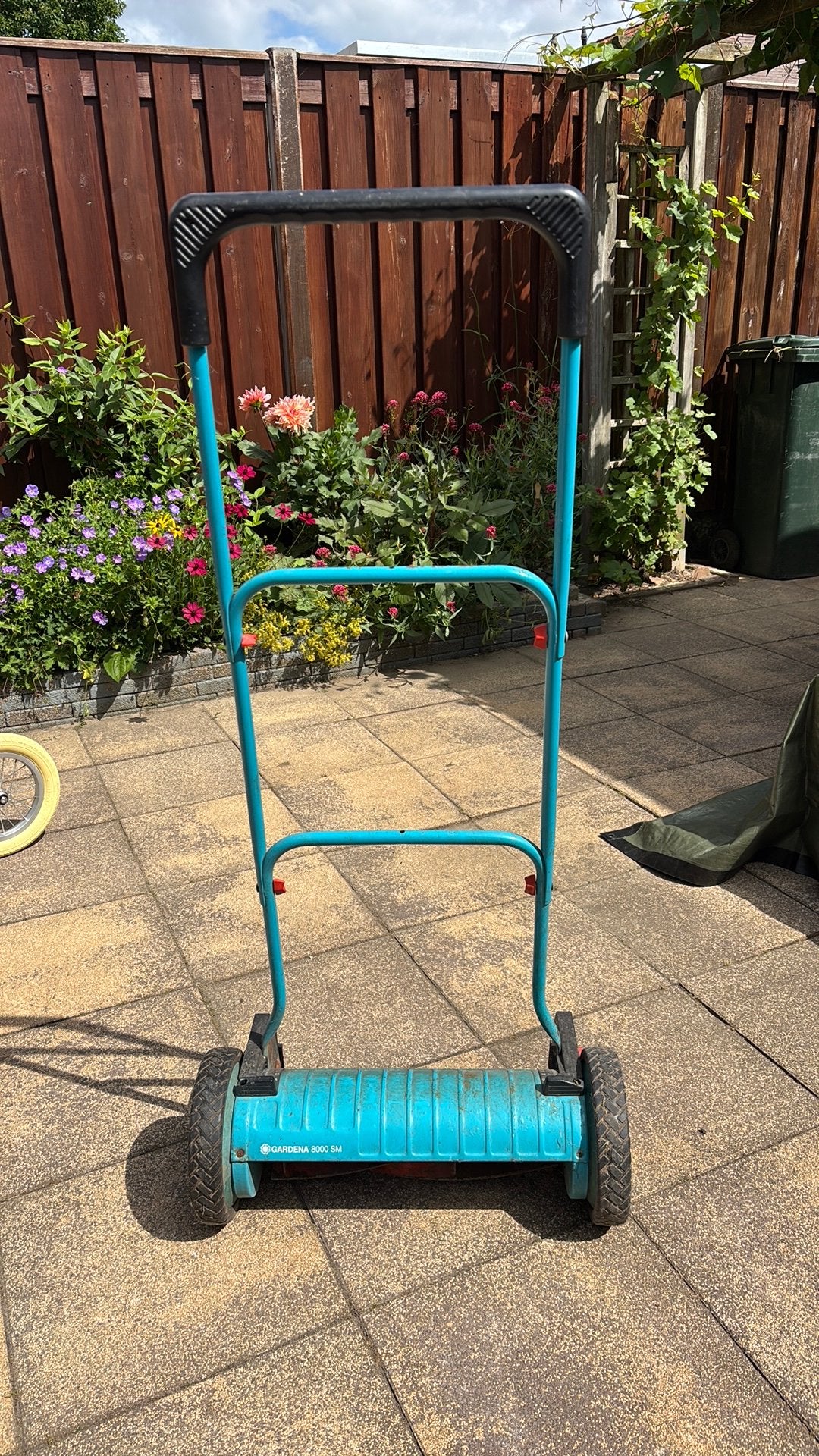 Handgrasmaaier Gardena 8000 SM, Tuin en Terras, Grasmaaiers, Kooimesmaaier, Ophalen, Gebruikt, Handgrasmaaier