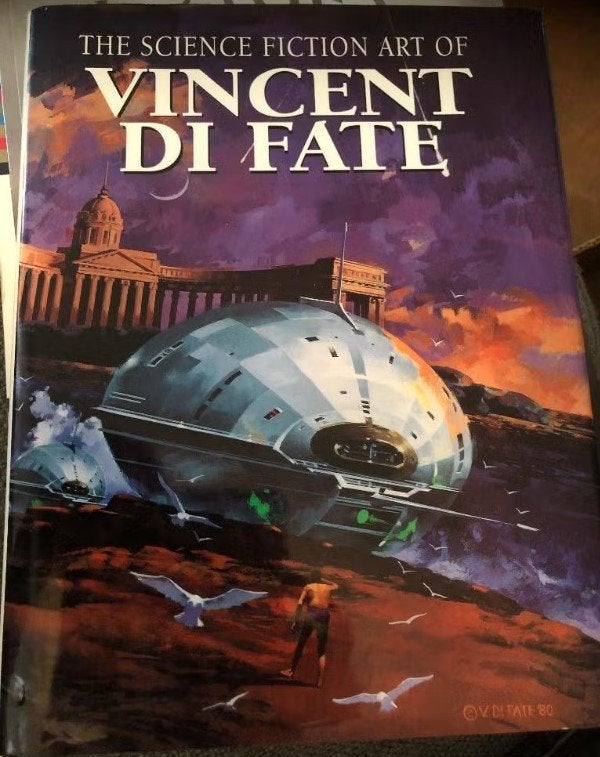 the science fiction art of vincent di fate stofomslag hc k3, Ophalen of Verzenden, Zo goed als nieuw