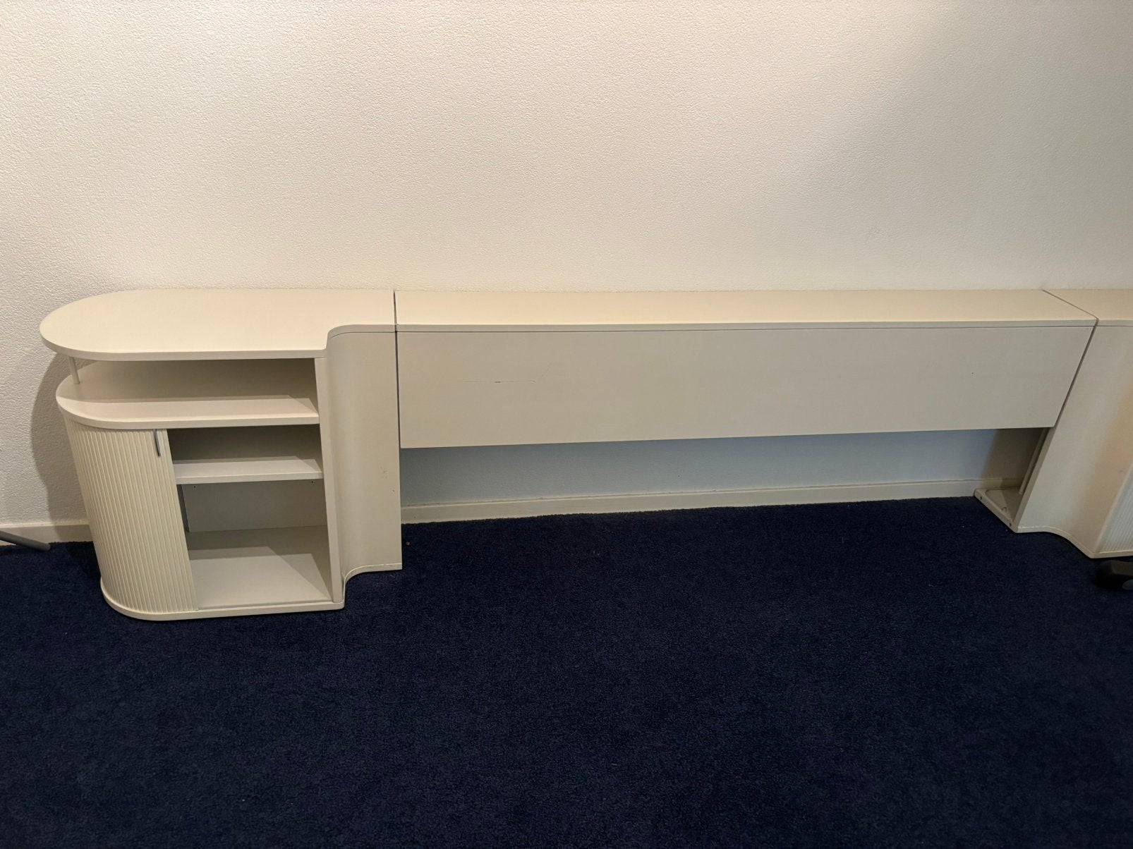 Ombouw wit voor Auping bed 180breed, Ophalen, Tweepersoons, Zo goed als nieuw, 180 cm