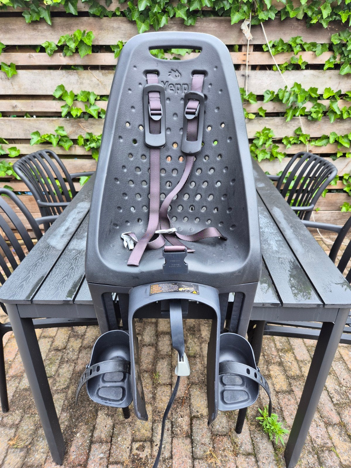Yepp Maxi Easyfit Achterzitje - Zo goed als nieuw, Fietsen en Brommers, Ophalen, Achterzitje, Voetsteuntjes, Yepp