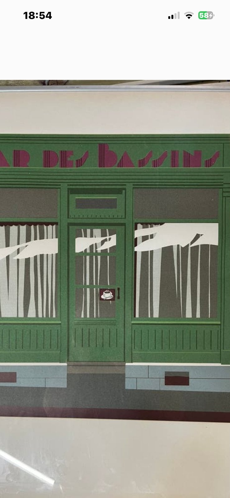 PETER DUMAS. —  FRANSE GEVEL.  —. 1982. —. BAR DES BASSINS., Ophalen