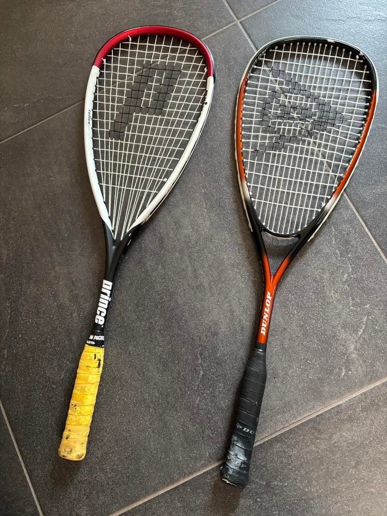 Squashrackets: Prince PowerFan en Dunlop, Ophalen, Gebruikt, Racket