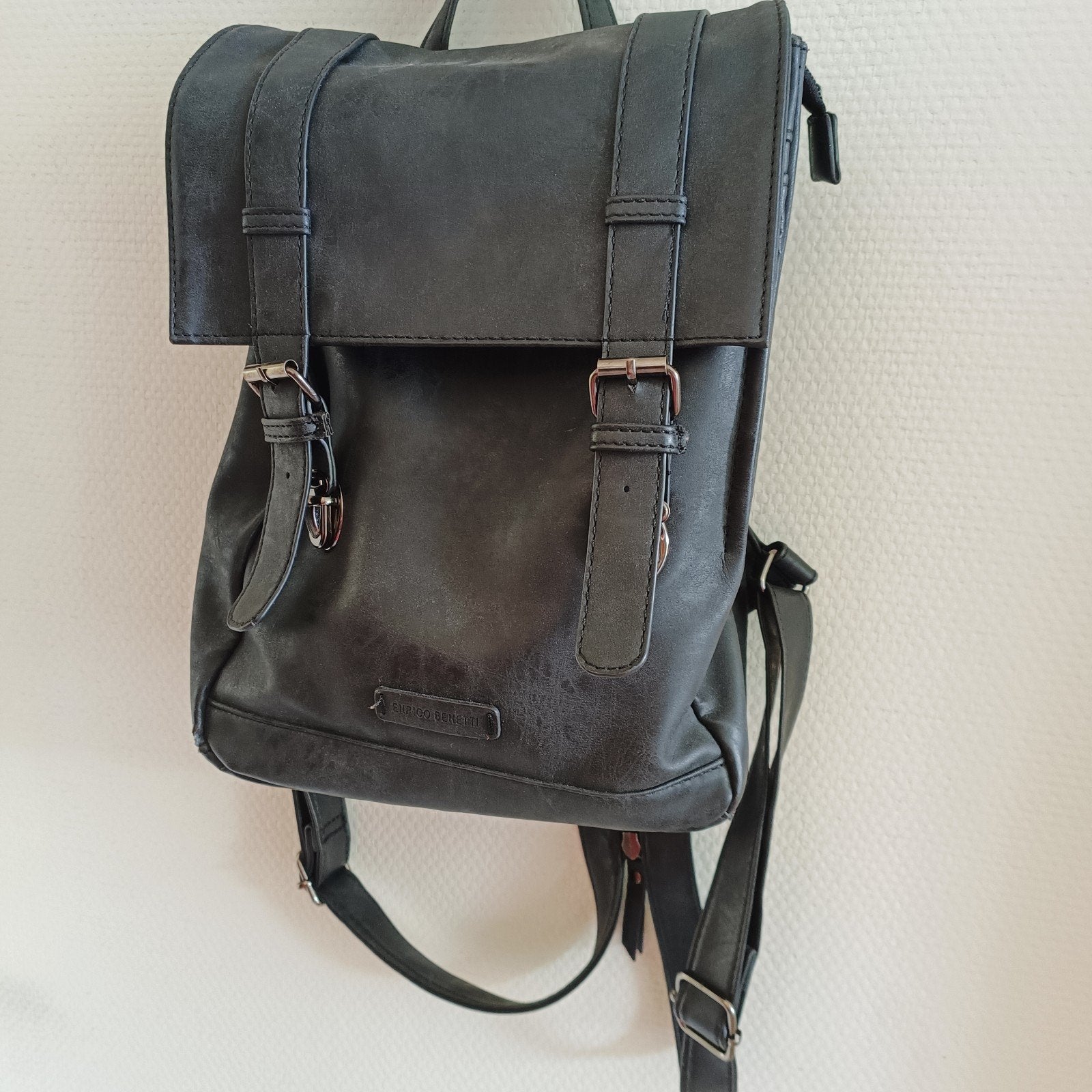 Zwart rugtasje, Sieraden, Tassen en Uiterlijk, Tassen | Rugtassen, Ophalen, Zo goed als nieuw, Overige merken