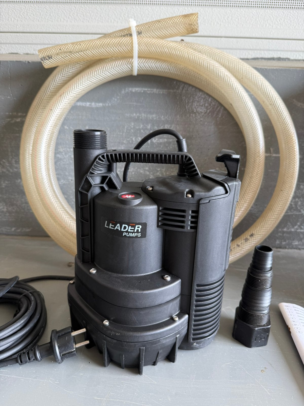 Nieuwe Leader Verty GO 300 dompelpomp, Tuin en Terras, Ophalen of Verzenden, Nieuw, Elektrisch, Dompelpomp