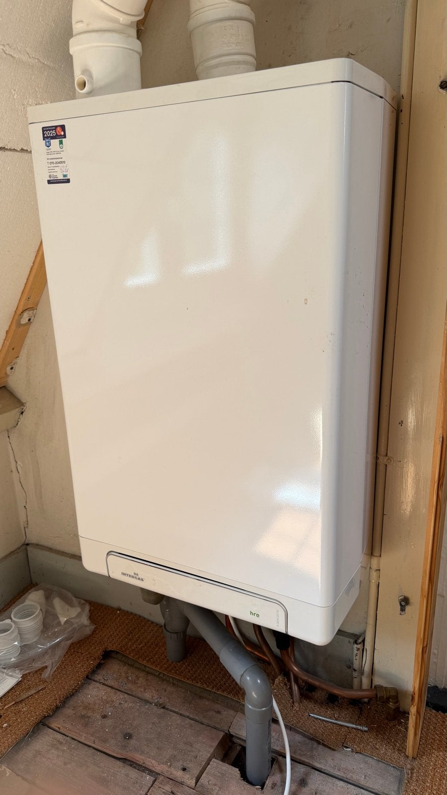 Intergas Kompakt HRE 36/30 A CV-ketel, Ophalen, Gebruikt, Hoog rendement (Hr), Cv-ketel of Combi-ketel