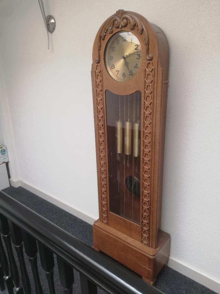 Antieke staande klok (met mooi slagwerk) origineel KLENINGER, Antiek en Kunst, Antiek | Klokken, Ophalen