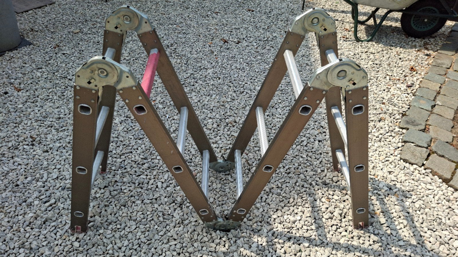 Opvouwbare multifunctionele ladder - Gebruikt, Ophalen, Gebruikt, 2 tot 4 meter