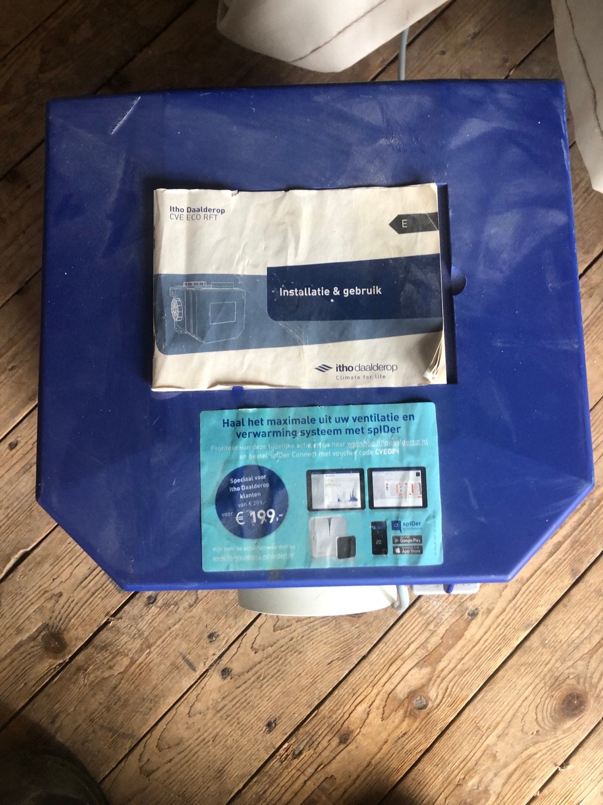 Itho Daalderop CVE ECO RFT Ventilator/Afzuiger, Ophalen of Verzenden, Gebruikt, Ventilator en Afzuiger