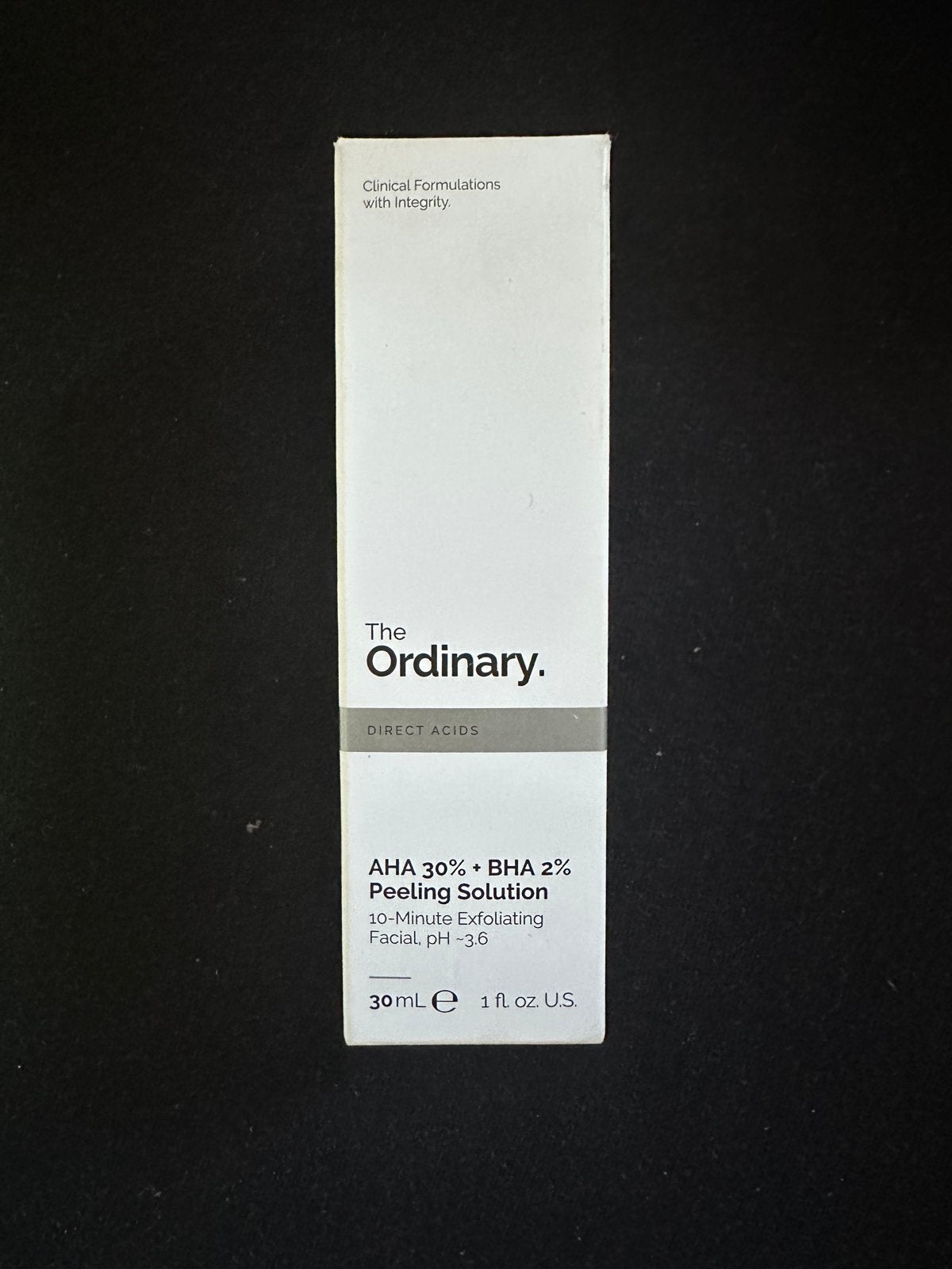 The Ordinary AHA 30% + BHA 2% Peeling Solution, Ophalen of Verzenden, Nieuw, Gehele gezicht, Verzorging