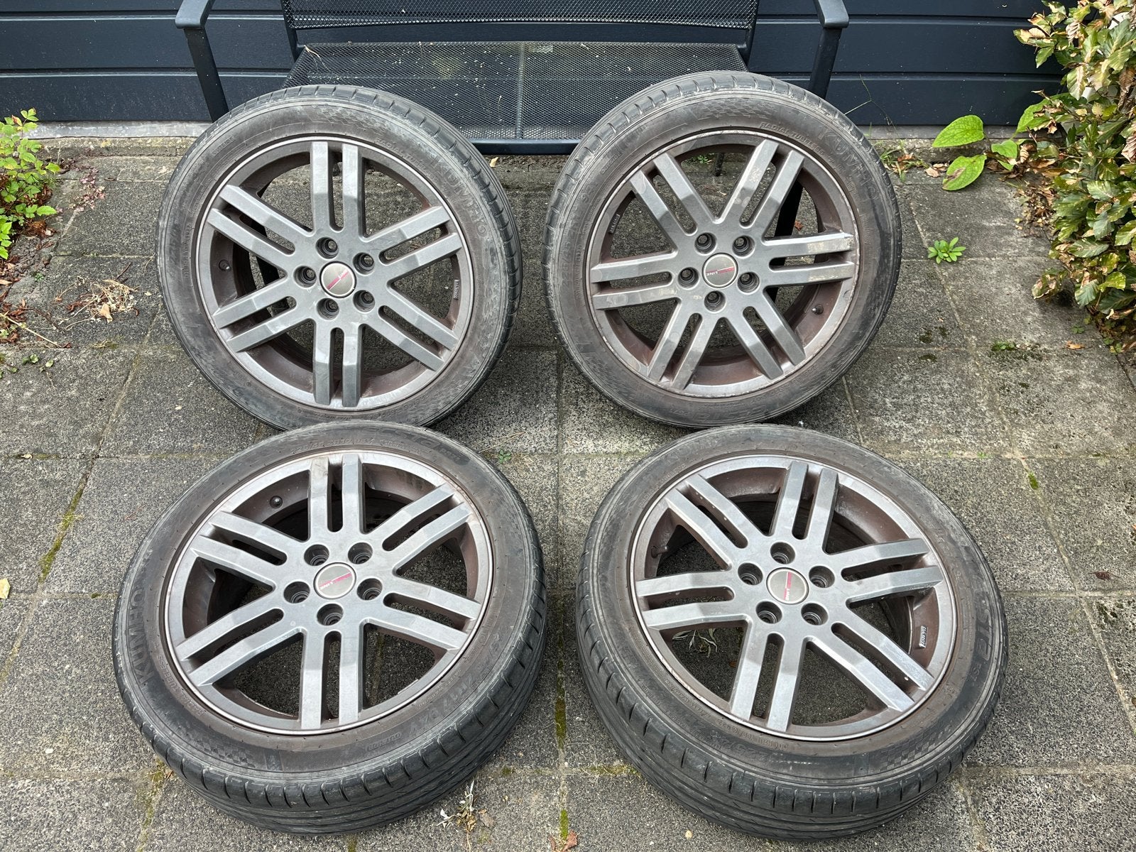 Velgen set 5x112 ET47 - VW Caddy en diverse VAG modellen, Ophalen, Banden en Velgen, 17 inch, Winterbanden