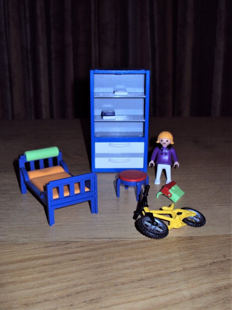 Playmobil slaapkamer meisje, Ophalen of Verzenden, Gebruikt, Los playmobil
