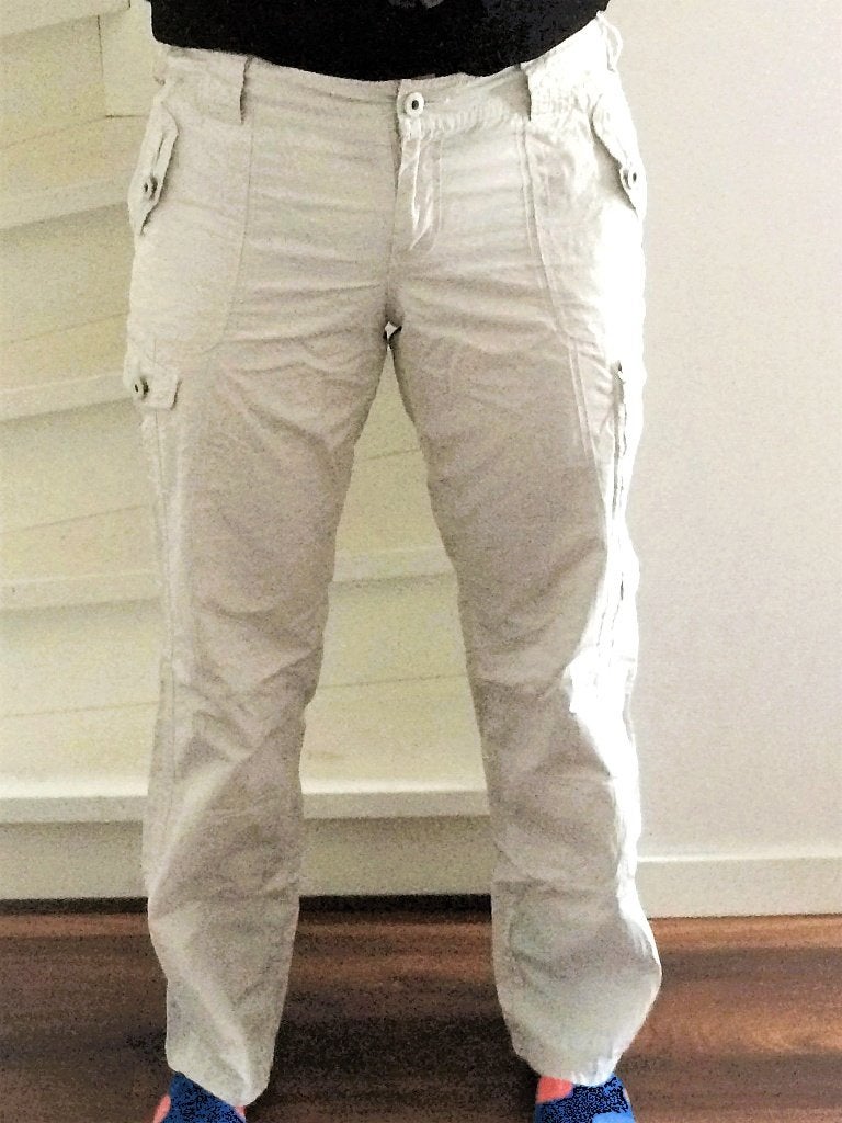 Street one grijze krijtstreep broek, maat 38, Maat 38/40 (M), Street One, Ophalen of Verzenden, Gedragen
