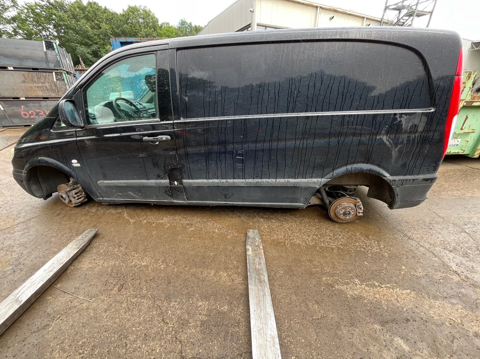 Mercedes vito w639 voor onderdelen, Auto-onderdelen, Carrosserie en Plaatwerk, Ophalen, Voor, Deur