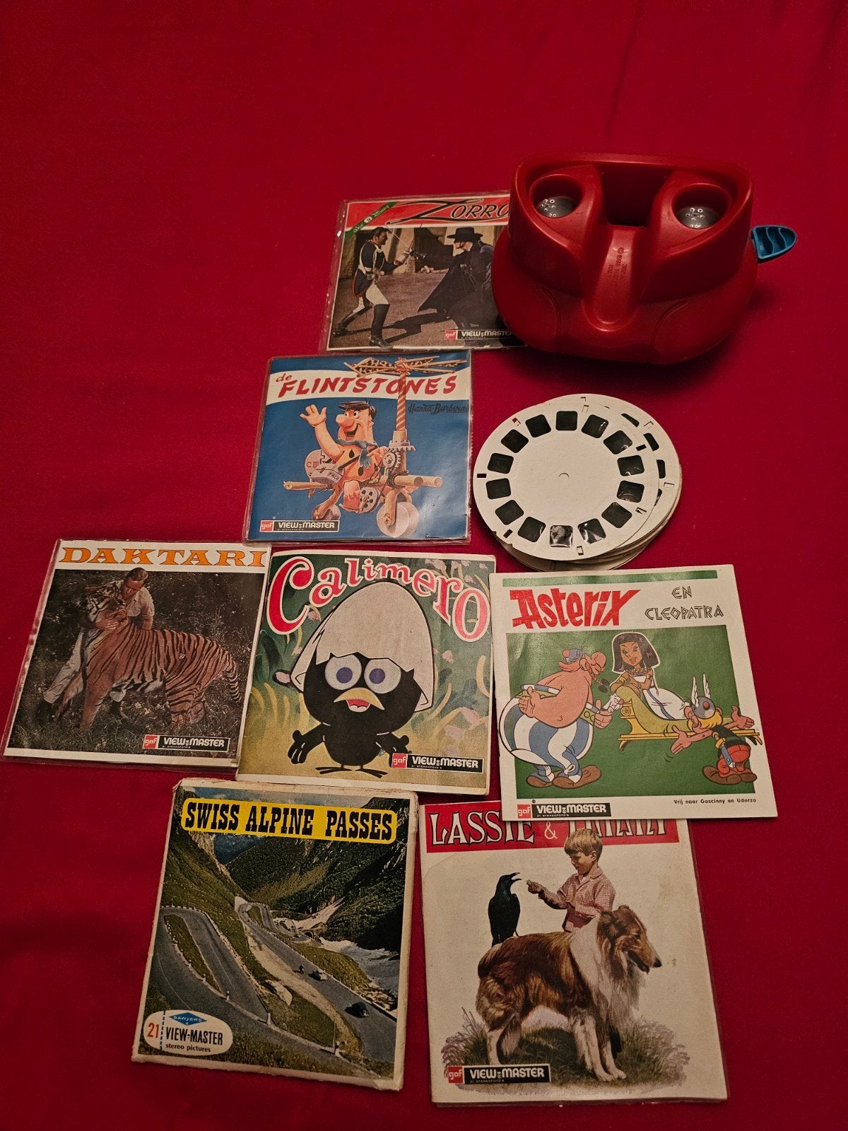 Vintage View-Master met diverse schijven, Ophalen of Verzenden, Gebruikt