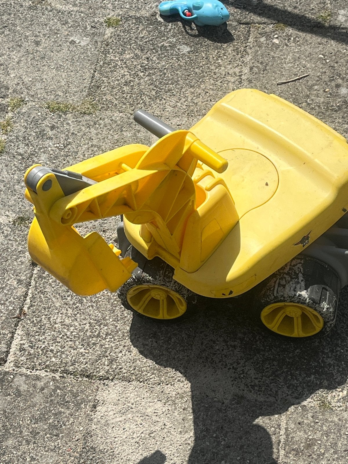 Gele speelgoed kraan voor buiten - uren speelplezier!, Ophalen, Gebruikt