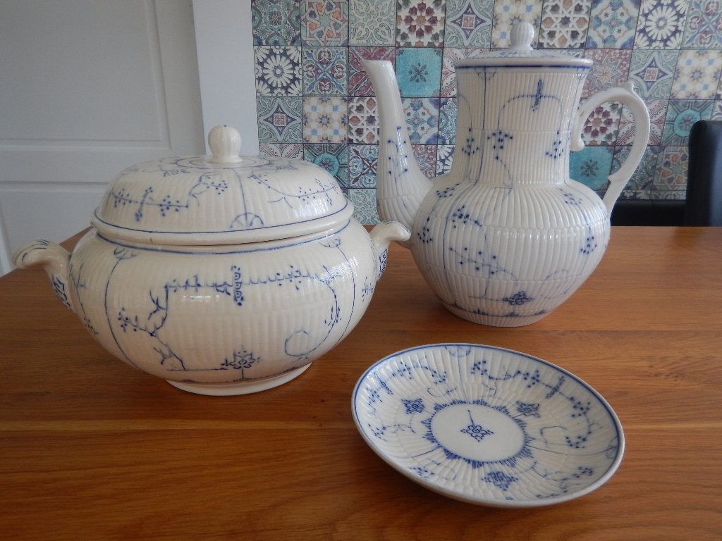 Set 3 stuks Villeroy & Boch - Dresden ( Copenhague ), Antiek en Kunst, Antiek | Servies los, Ophalen