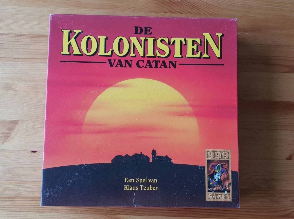 kolonisten van Catan, basisspel, Een of twee spelers, Ophalen of Verzenden, Zo goed als nieuw