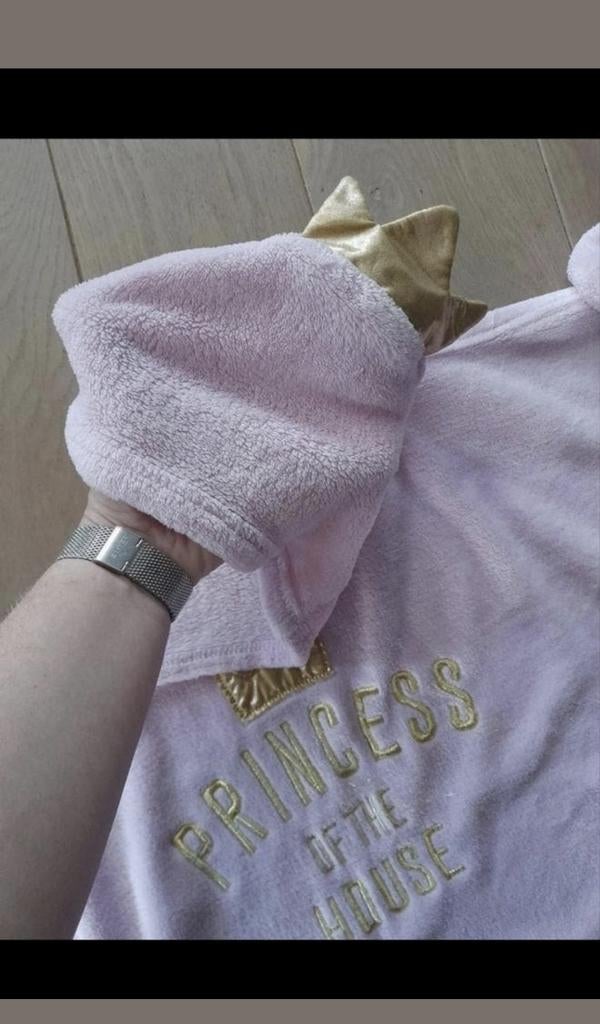 Kinder fleece kleed met capuchon en handschoenen, Ophalen of Verzenden, Nieuw