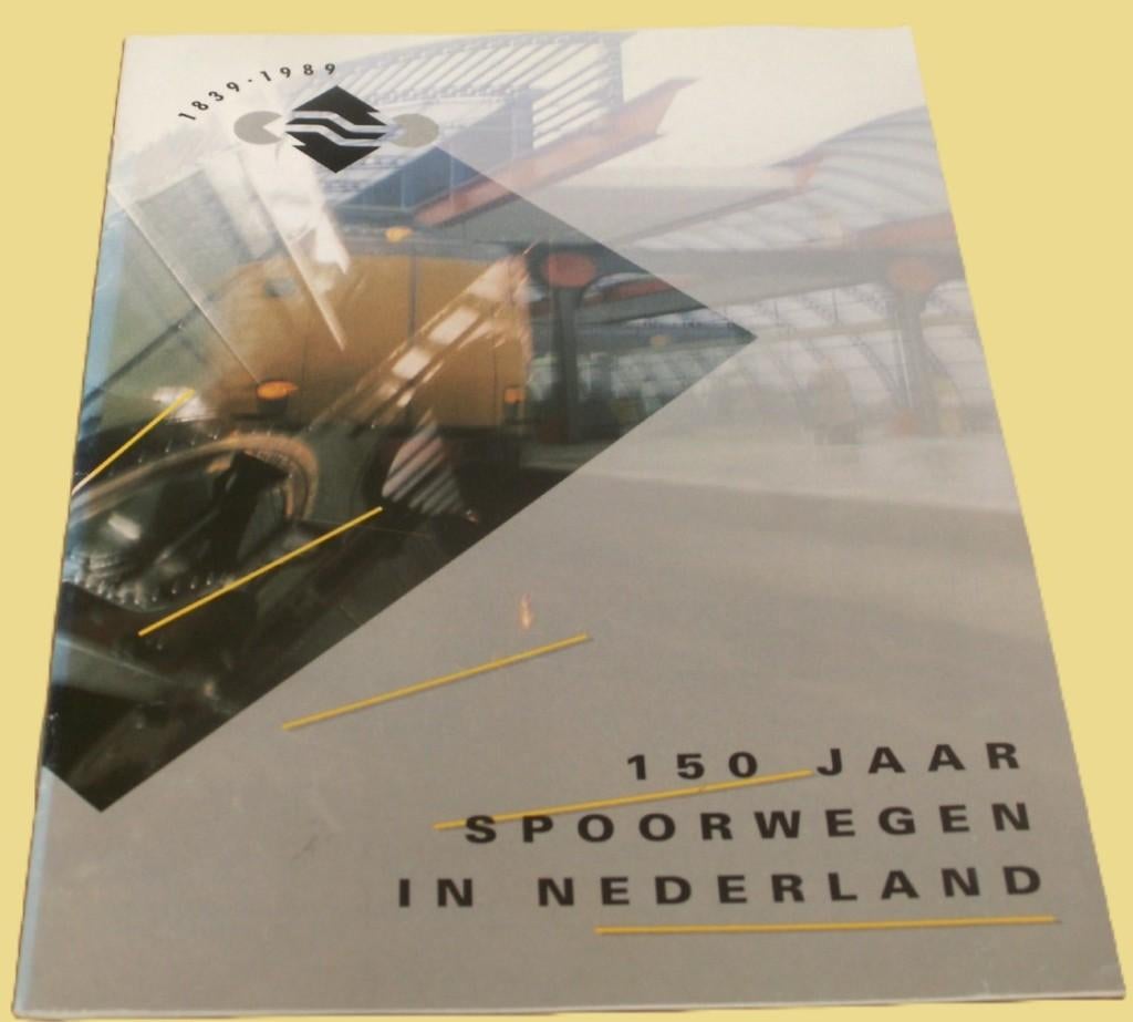 Boekje 150 jaar spoorwegen in Nederland, Verzamelen, Ophalen of Verzenden, Nieuw, Trein, Boek of Tijdschrift