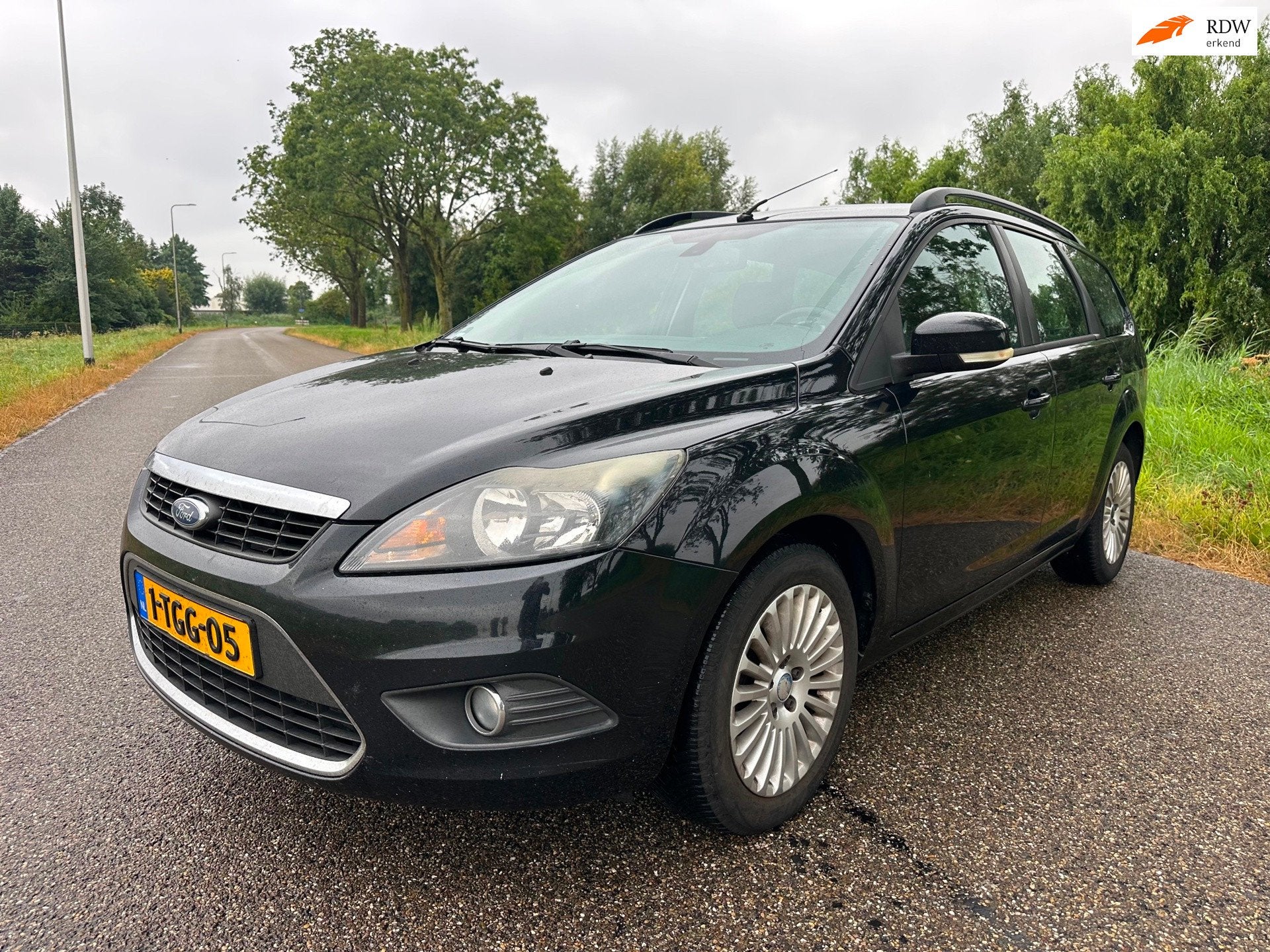 Ford Focus Wagon 1.6 TDCi Titanium|clima ijskoud|rijdt perfe, Euro 5, Stof, Gebruikt, Zwart