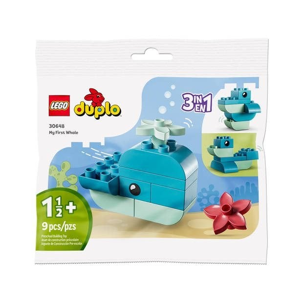Lego Duplo: 30648 Walvis (Polybag), Kinderen en Baby's, ., Nieuw, Ophalen of Verzenden, .