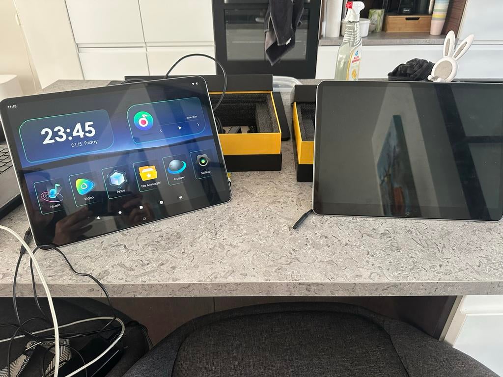 XTRONS 14” Android Tablet 4GB/64GB - Auto headrest Monitor 2, Computers en Software, Android Tablets, Ophalen, Zo goed als nieuw