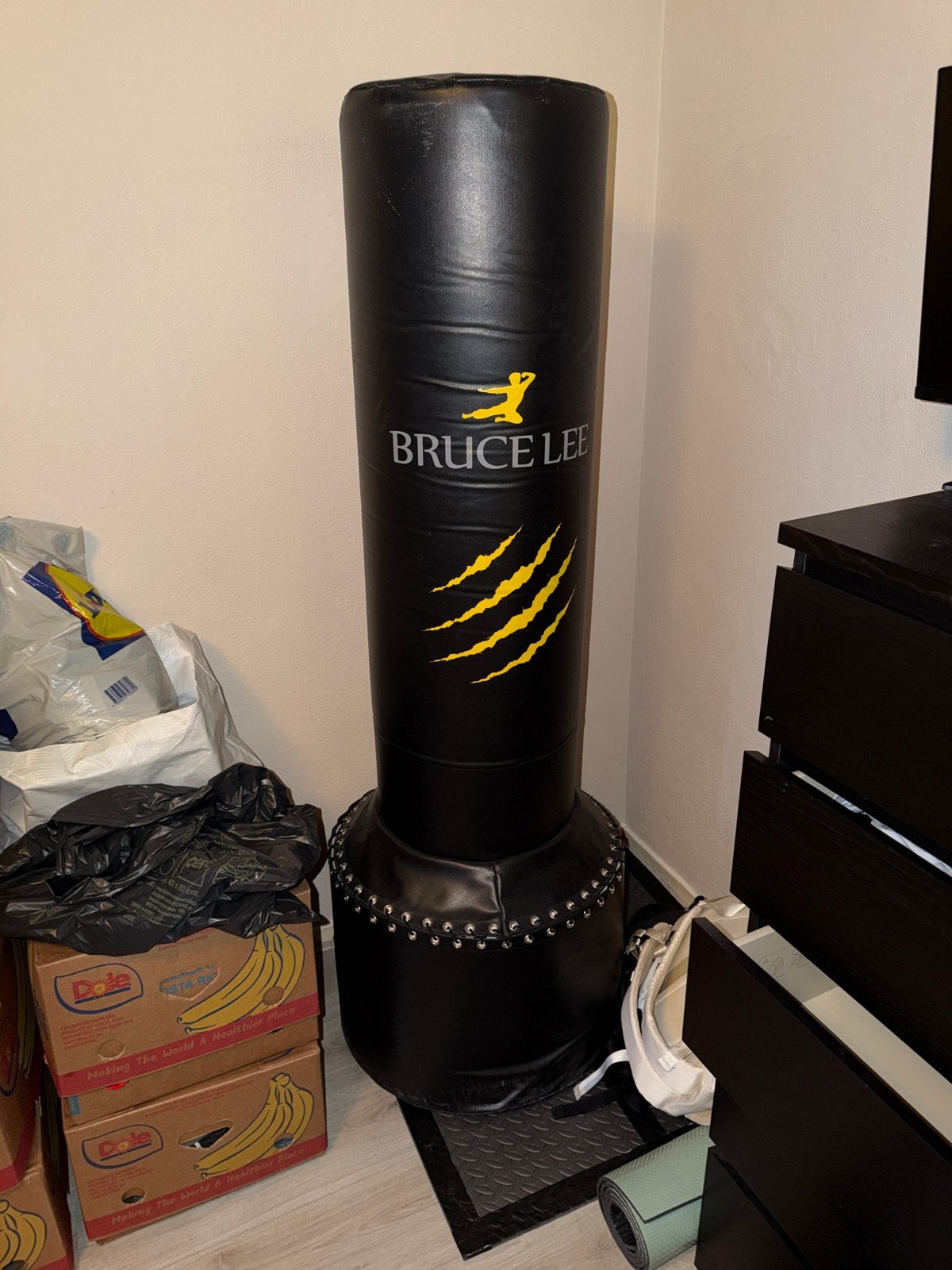 Bruce Lee Boksbal - Vrijstaande Bokszak, Ophalen, Gebruikt, Boksbal