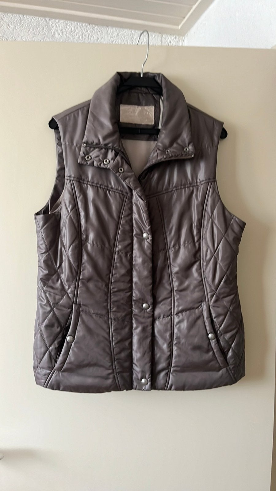 Bodywarmer  bruin z.g.a.n. mt L, Ophalen of Verzenden, Zo goed als nieuw, Maat 42/44 (L), Bruin