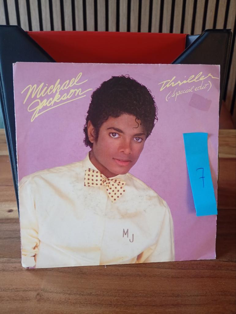 Michael Jackson - Thriller (Special Edit) Single, Cd's en Dvd's, Vinyl Singles, Gebruikt, Fotohoes, 7 inch, Ophalen of Verzenden