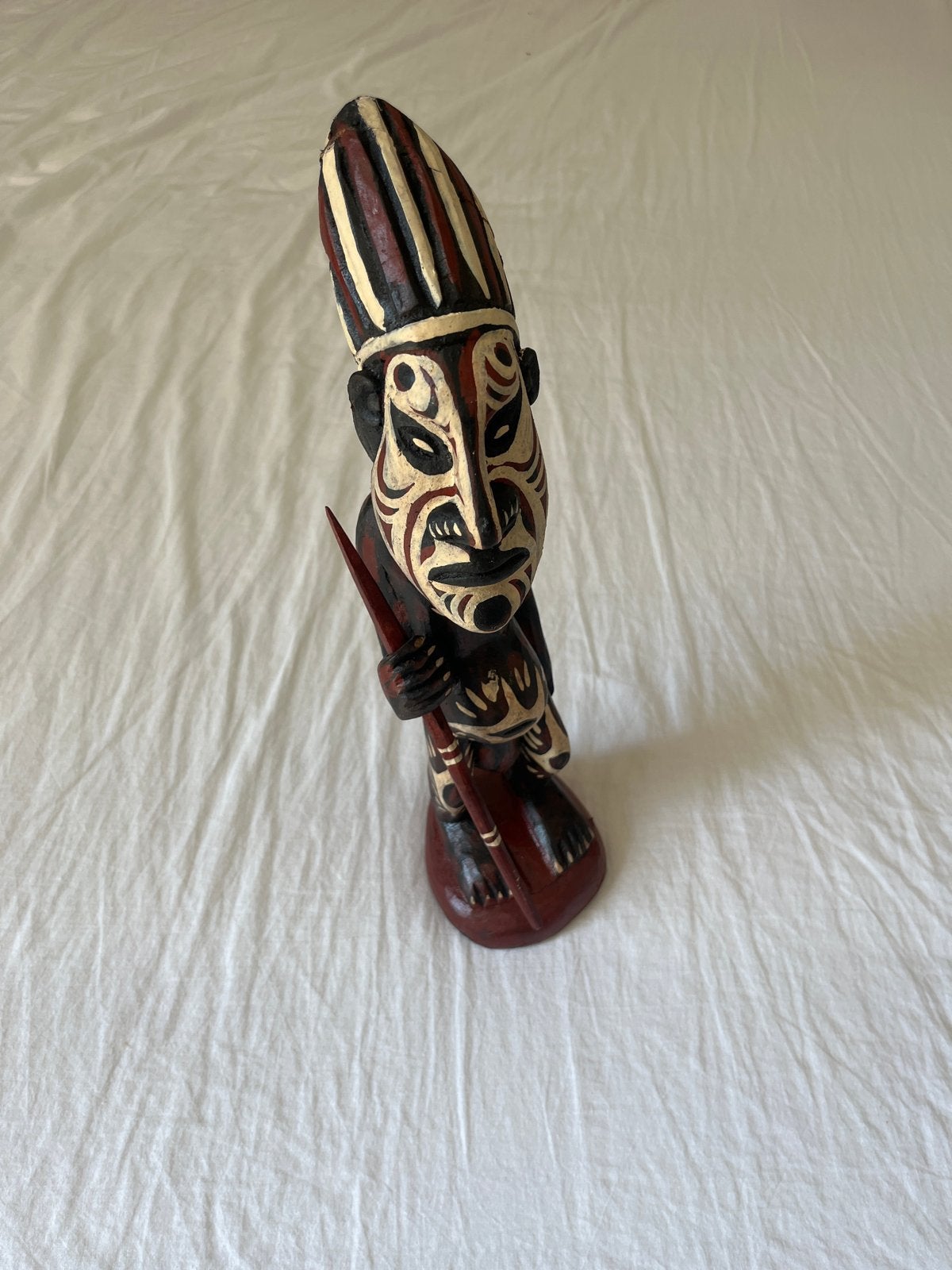 Papoea-Nieuw-Guinea Beeld - Handgesneden Hout, 40cm, Hout, Papoea-Nieuw-Guinea, Handgemaakt, Beeld