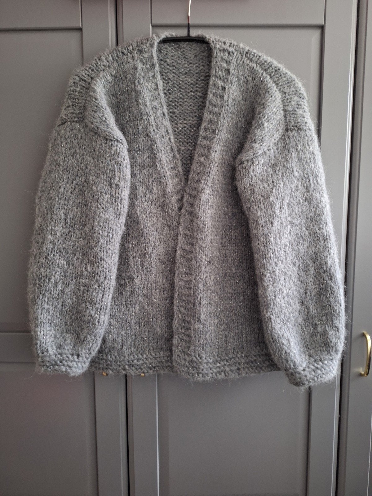 Nieuw handgemaakt alpaca vest, een maat, Ophalen of Verzenden, Nieuw, Maat 46/48 (XL) of groter, Grijs