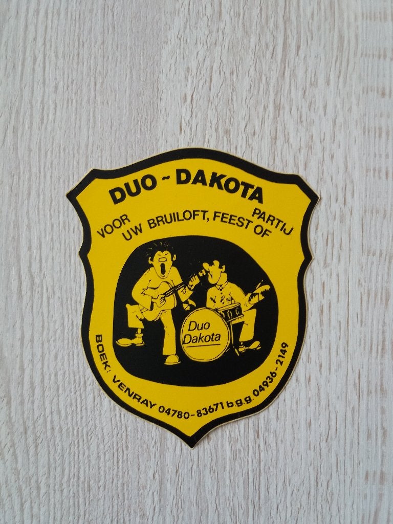 sticker voor uw bruiloft, feest of partij DUO - DAKOTA, Ophalen of Verzenden, Zo goed als nieuw, Overige typen