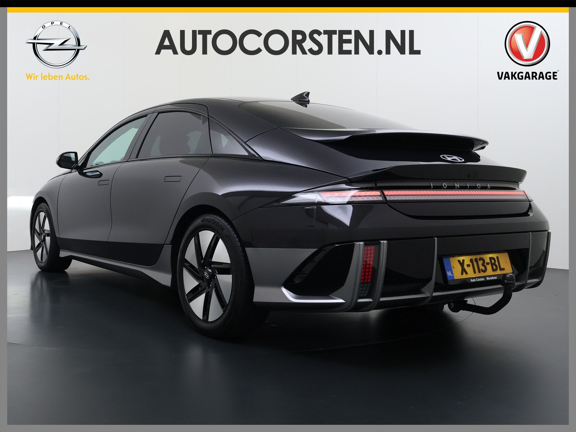 Hyundai IONIQ 6 77.4kWh 229PK Trekhaak SOH 100% Warmtepomp A, Auto's, Automaat, 228 pk, Gebruikt, 1885 kg