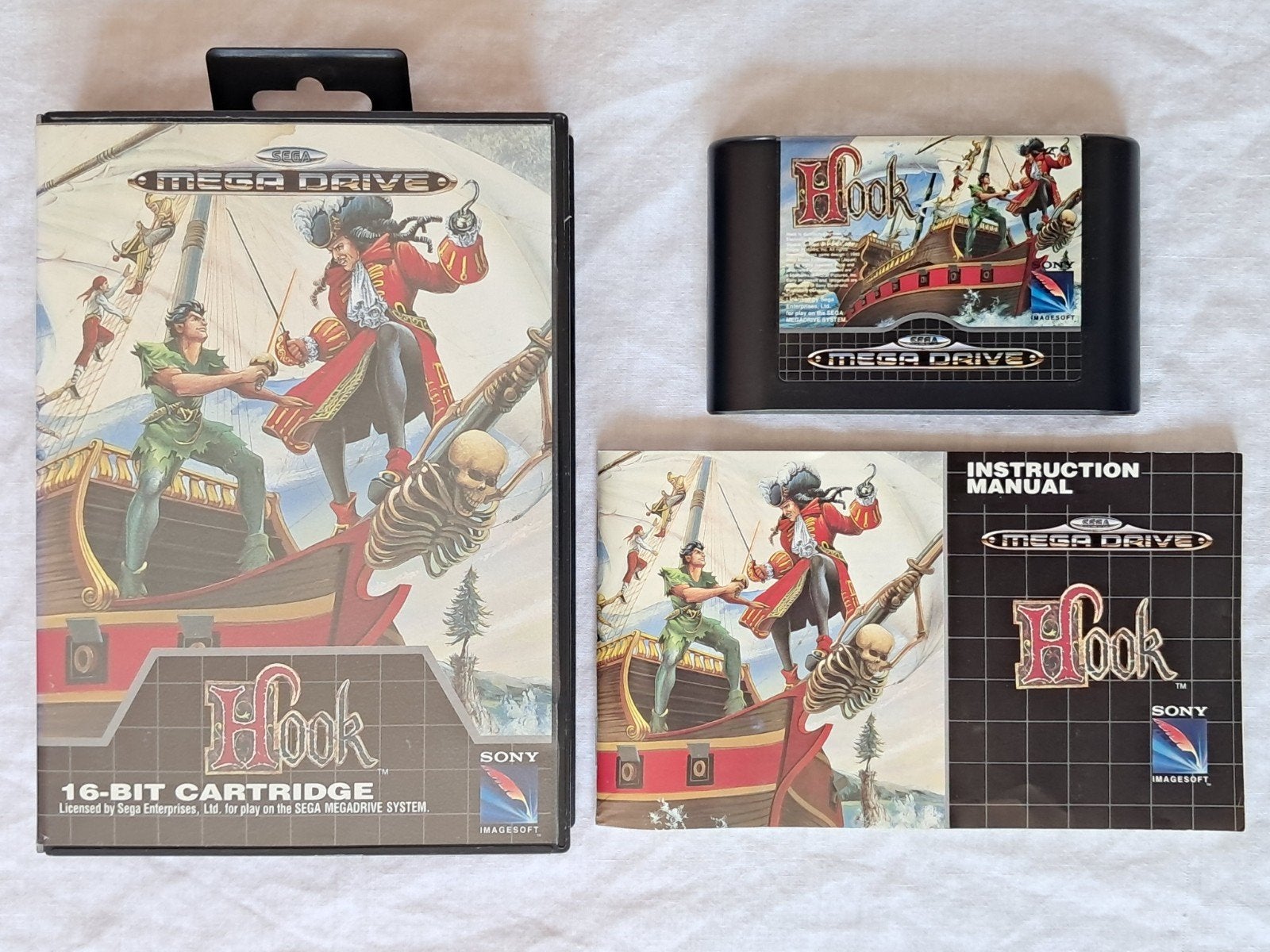 Hook - SEGA Mega Drive, Spelcomputers en Games, Avontuur en Actie, Gebruikt, 1 speler, Eén computer