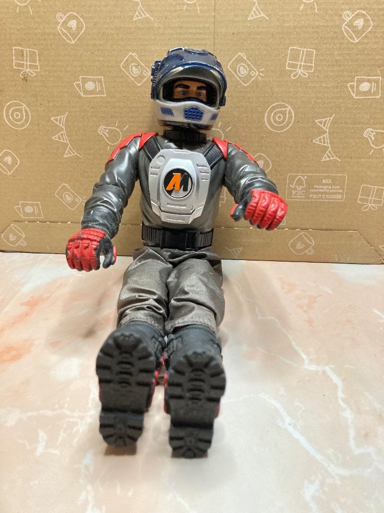 Actiefiguur met motorcross outfit en helm, Ophalen of Verzenden, Zo goed als nieuw