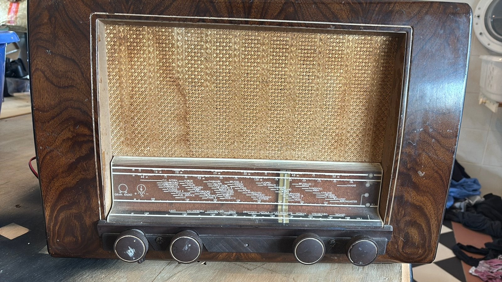 2 vintage buizen radio’s, Ophalen