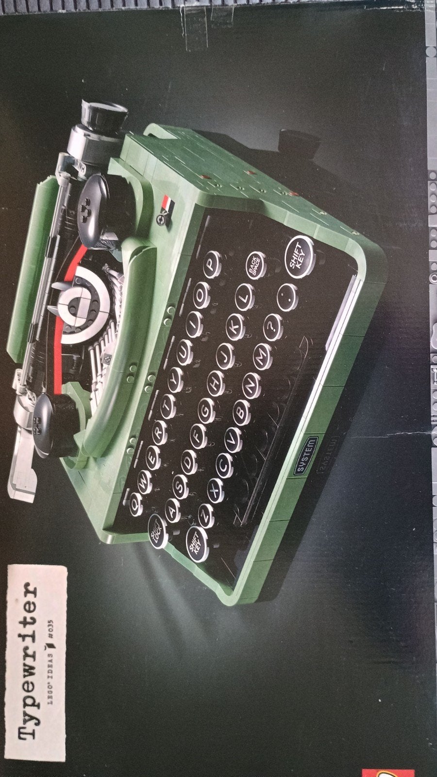 Lego Ideas Typewriter (21327) - Zo goed als nieuw, Ophalen of Verzenden, Zo goed als nieuw, Overige merken