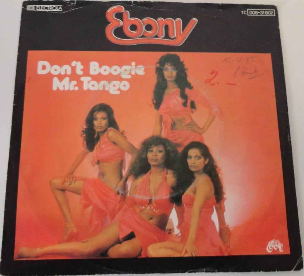 Ebony > Don't Boogie Mr.Tango, Ophalen of Verzenden, Gebruikt, 7 inch, Pop