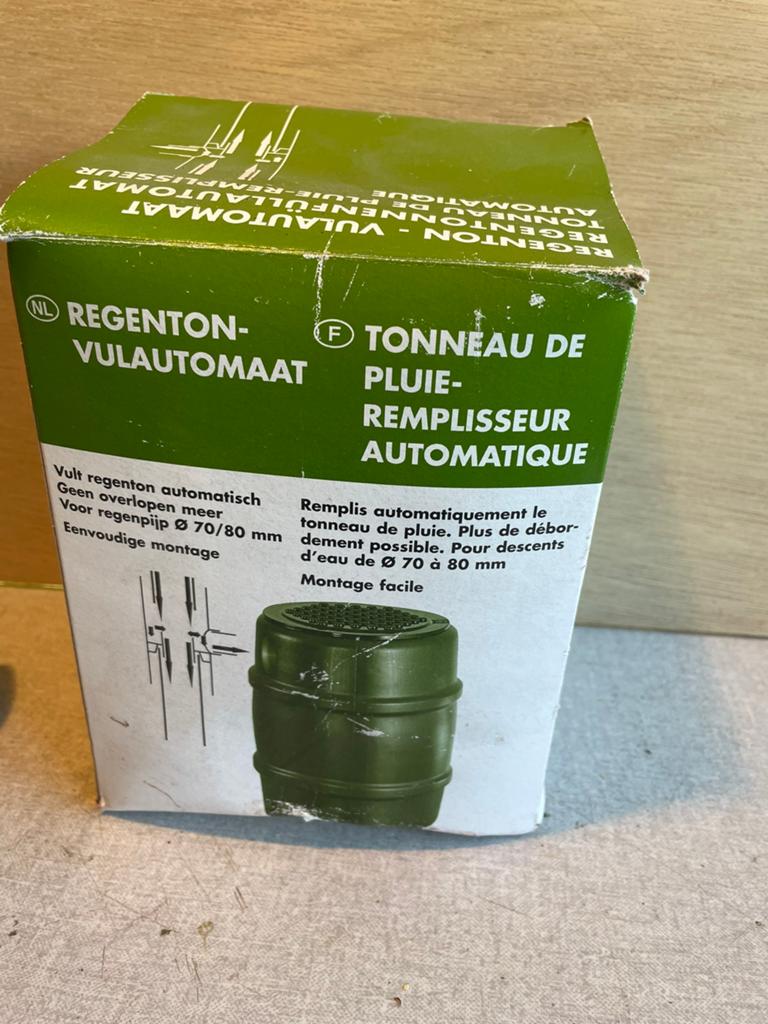 Regentonhulp, Ophalen, Zo goed als nieuw