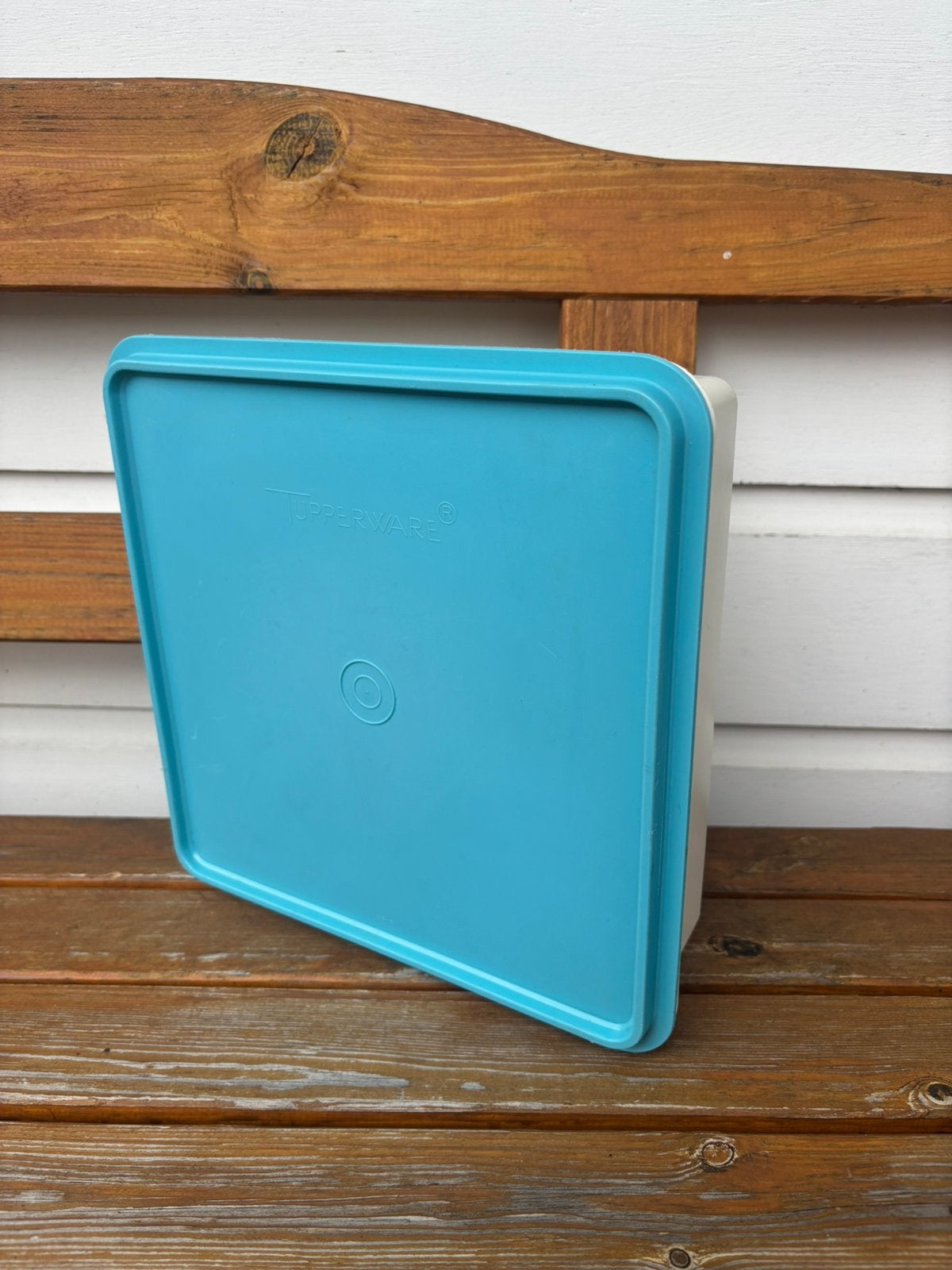 Vintage Tupperware bewaardoos taart | 24x24x8 cm, Huis en Inrichting, Ophalen of Verzenden