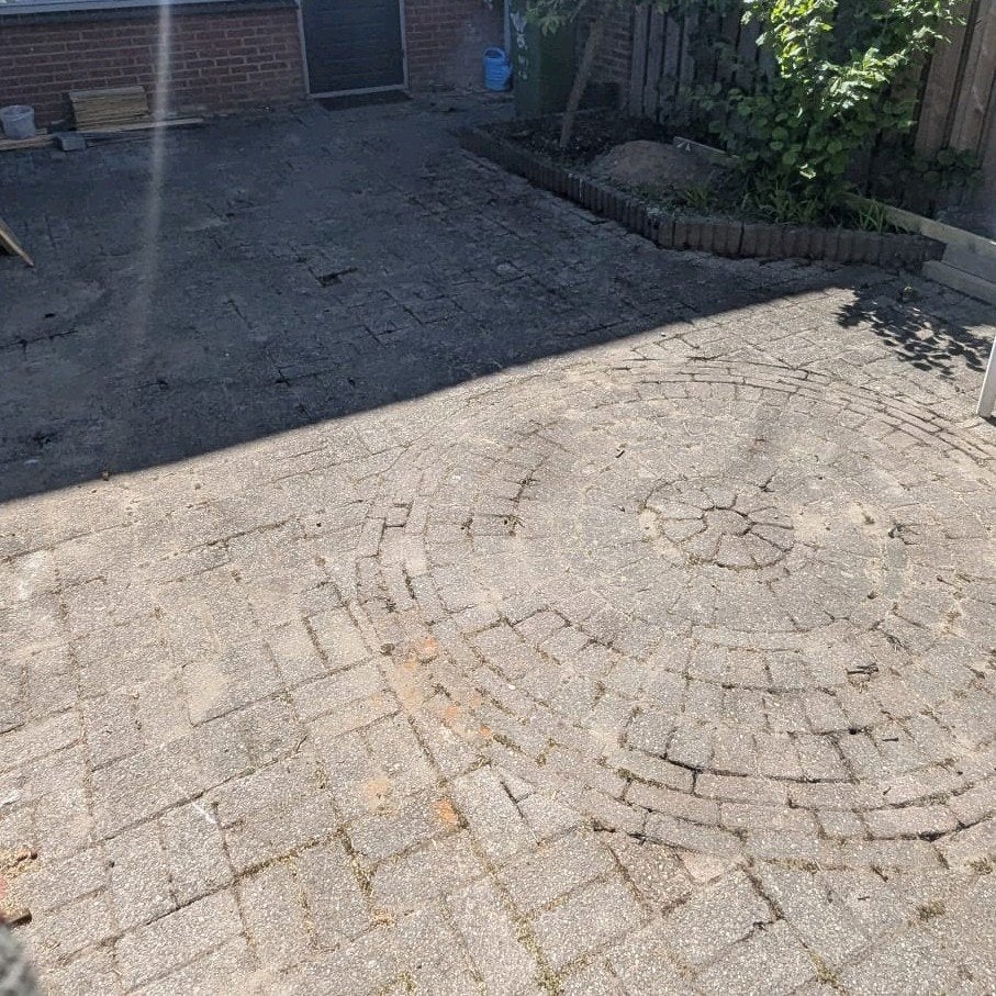 Gratis 37m2 Klinkers voor Terras of Oprit, Ophalen, Gebruikt, Klinkers, 10 m² of meer